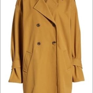 Something Navy Bronze Oversized Trench